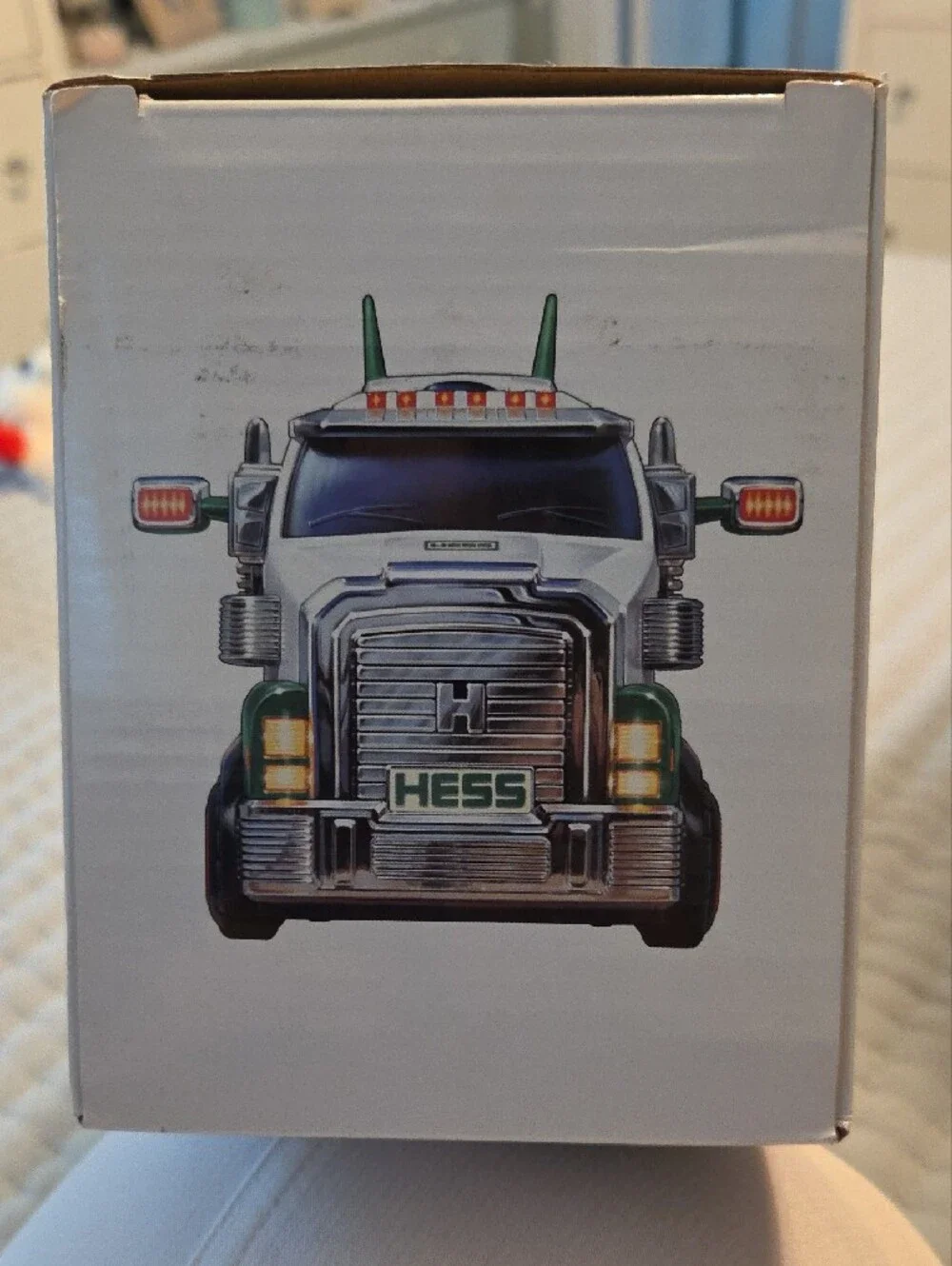 Hess Toy Truck and Space Cruiser with Scout - White & Green-50 Years